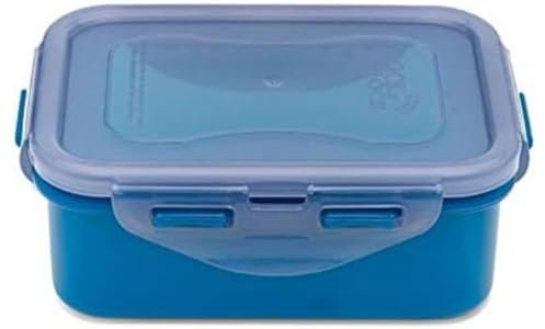 LocknLock Eco Food Containers with Lids - Rectangular 350ml (13.7 x 10.4 x 5.3cm), Airtight, Watertight, BPA Free & Dishwasher Safe