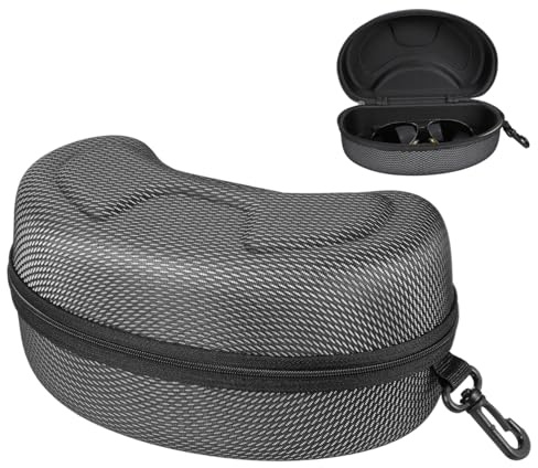 DOITOOL Brillenetui Hardcase 19X12X10 Cm Tragbare Motorrad Goggles Tasche Eva Aufbewahrung Für Große Sonnenbrillen Skibrillen Outdoor Schutz