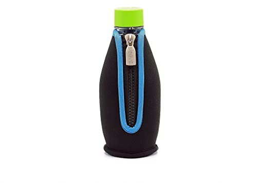 sliive® – Neopren Flaschenkühler mit Griff für SodaStream Fuse PET 0,5L My Only Bottle (Blau)