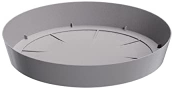 botle Platillo para maceta, Cubremacetas, 38 cm, color gris piedra de plástico