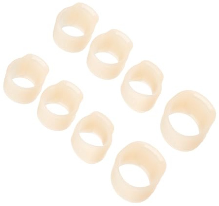 Guzheng Fingerschutz 2 Satz Silikon Nagelschutz für Anfänger Beige | Bequemer Sitz, Formstabil und Leicht Anzuwenden, Schützt Finger und Nägel Beim Spielen