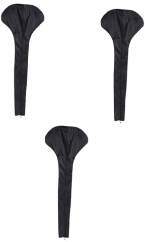 Yardwe 3 Pièces couverture de chauffage housses de chauffage résistantes aux intempéries chauffe-eau électrique plus chaud housse parasol chauffant Housse pour radiateur de terrasse Black