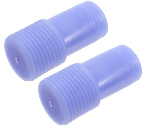 IWOWHERO 2pcs Threaded Handle Replacement Tips Extension Pole Broom Handle Adapter for Mop Brush