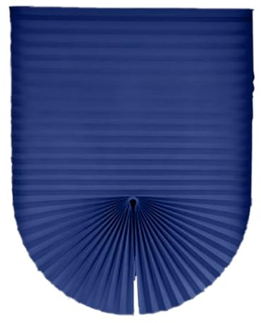 Plissee Klemmfix ohne Bohren Weiß Plissees lichtdurchlässig Blickdicht Jalousien ohne Bohren Fensterrollo Klemmrollos Sonnenschutz Sichtschutz Faltrollo Rollos für Fenster (Blau, 60x150x5cm)