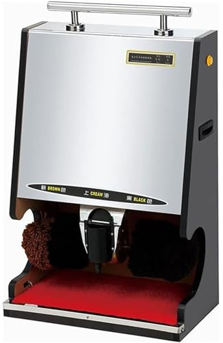 Electric Shoe Polisher Machine with Automatic Induction, Double Brush, Overheating Protection for Home and Commercial Use