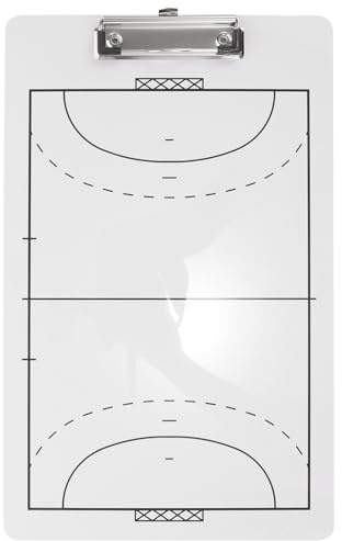 GATHINESS Lavagna Tattica Handball Portatile Leggera con Porta Pennarello Lavagna Cancellabile per Analisi Partite e Allenamento Strategico per Squadre di Pallamano