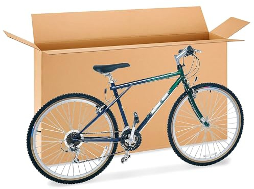 Imballaggi Point Scatola Bicicletta 155 × 34 × 85 cm per MTB, E-Bike, Gravel e Trekking – Scatolone Bici in Cartone Rinforzato per Spedizione, Imballo e Trasporto – Set da 1