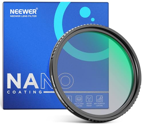 NEEWER 82mm True Colors CPL Filtro Filter con Tope Rotación Limitado, Filtro Polarizador Polarizer Circular HD Ajustable Ultrafino Multicapa Objetivos Cámaras Digitales Accesorios Fotografía