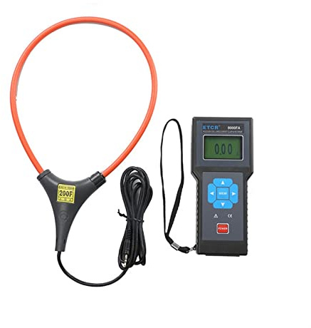 Pinza amperometrica digitale, Alta Corrente di dispersione Tester flessibile pinza for la misura della corrente di dispersione Recorder online ETCR8000FA