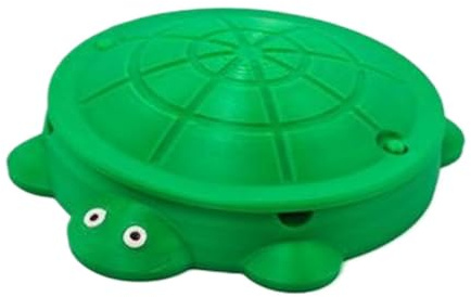 Generisch Bac à sable ludique en forme de tortue, bac à sable couvert, ensemble d'outils pratiques, aire de jeux d'extérieur pour jardin et cour, centre d'activités sur table pour enfants en intérieur