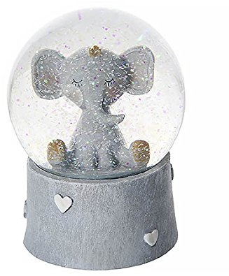 Mousehouse Gifts - Elephant Musical Snow Globe, Music Box Gift for Newborn or Children
