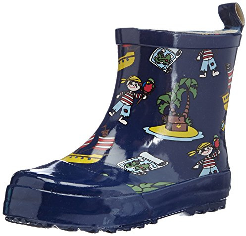 Playshoes Bottes En Caoutchouc Basses Bottes de pluie Mixte Enfant, L'Île Des Pirates, 25 EU