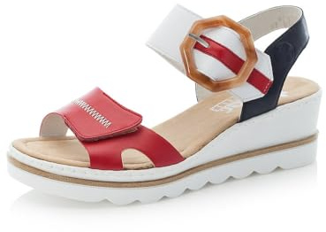 Rieker Femme Sandales 67476, Dame Sandales Fines