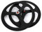 TYXTYX Bicycle Bike Wheel, 700C Fixed Gear Wheels, 26 MTB Bike Mag Wheel Set 3 Spoke Rim Single Speed Front Rear Fixie Bicycle Wheels Track Wheel Clincher Type Bike Wheel,(Front & Rear) Black