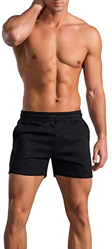 GYMAPE Men's Shorts Cotton Gym Workout | Running Sports Fitness climbing