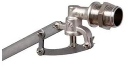 GALLEGGIANTE IN OTTONE SENZA SFERA A 5 COPPIGLIE ASTA AISI 430 1