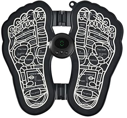 MediLab Reflexology EMS FootMassager Pad,Fussmassagegerät EMS Fußmassagegerät,USB Tragbare Foot Massager Intelligente Massagematte mit 6 Modi 9 Einstellbare Frequenzen,Elektrisches EMS Fußmassagegerät