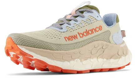 New Balance Fresh Foam X Trail More V3, löparskor för herr, Fatigue Green Poppy, 40.5 EU