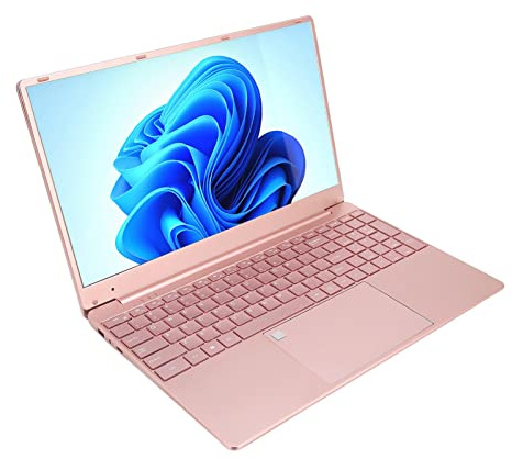 Laptop Portatile, Microfono Integrato 16G RAM 512G Rom Laptop con Display IPS da 15,6 Pollici con Tastierino Numerico per 10 per Lavoro (16+512G Spina UE)
