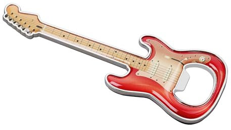 Guitar Shaped Bottle Opener, 1 Pack Metal Beer Opener Gift for Music Lovers