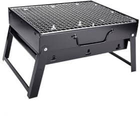 FONDOTIN Tragbarer Bbq-grill Aus Edelstahl Für Outdoor-camping Garten Picknick 1 Einheit 35 X 27 X 19 5 Cm