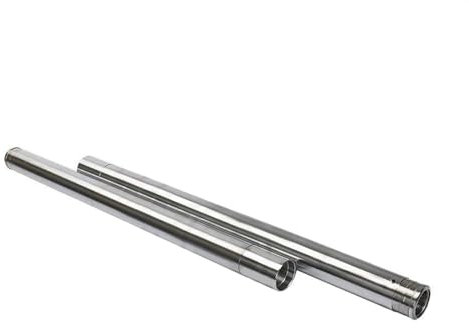 MKYOKO Forcella Anteriore Tubi Interni Tubi Argento Coppia per NSR250R MC16 39x558mm Freno Sospensione Ammortizzatore Bar Forcella Gambe Moto
