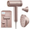 Philips Sèche-cheveux Philips High Speed 8000 Series, ThermoShield Advanced, ionique, embout de coiffage et diffuseur, soin du cuir chevelu, 1400 W, champagne rosé, modèle BHD837/10