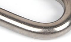 KEILEOHO 6 Stück Schraubverbinder M8, Kettenglied Karabiner 8mm, Schraubglied Edelstahl Karabinerhaken für Zuhause, Camping, Reisen, Silber, 500kg Tragkraft