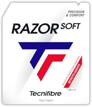 Tecnifibre Razor Soft 200M Carbon Tennis Saitenrolle Monofil Grau