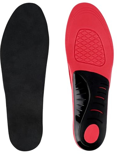 Linkidea 2 par skoinlägg med stöd för hålfoten, kompatibla med Skechers Bobs B, Flex 3.0, Vigor 2.0, reservinlägg för skon, stötdämpning (USA Herr 4-6/Dam 5.5-7.5)