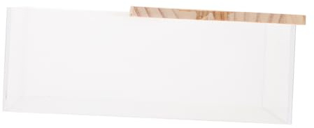 SHINEOFI Bac à Sable Hamster Transparent Multifonction Bac Toilette et Bassin Acrylique pour Petits Rongeurs Facile à Nettoyer et Observer
