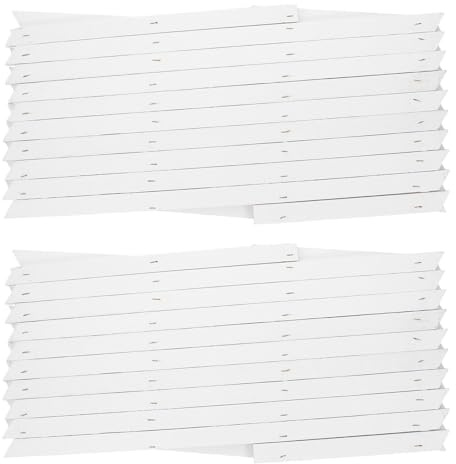 jojofuny Lot de 2 Treillis Extensibles en Bois Blanc H44 pour Plantes Grimpantes D’Intérieur ’Extérieur – Panneaux Muraux Ajustables pour Rosier, Vigne et Décoration Jardin Polyvalente