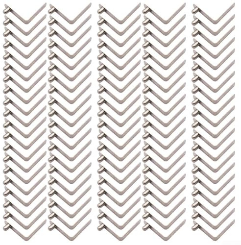 Federclip, 100 Stück, 6 mm, Verriegelungsrohr-Pin, Push-Clip für Zeltstange und Paddel, schnelle Befestigung, Manganstahl, stark und flexibel, Outdoor-Sportbegeisterte