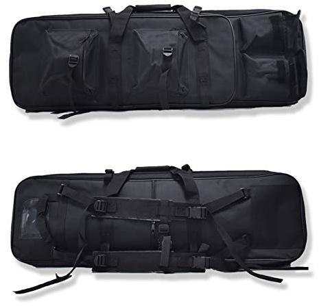 Sac à dos tactique, sac de transport universel pour détecteur de métaux, sac de transport, sac à dos, sac d'extérieur rembourré pour détecteur de métaux ou microphone haut-parleur 81 x 24 cm