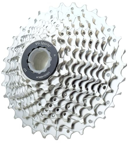 VG SPORTS 10 Speed Cassette 11-25T/11-28T/11-32T/11-36T/11-40T/11-42T/11-46T Bicycle Cassette Fit for Mountain Bike/Road Bike Cassette Compatible with Shimano Sram