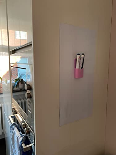 Tafelfolien-Shop Magnetfolie | Tafelfolie Kinder | PVC-Frei | Haftgrund für Magnete | Magnettafel | selbstklebend | beschreibbar, abwischbar, magnetisch, zuschneidbar (weiss, 70x30cm)