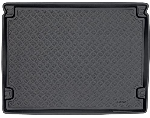 SMK Tapetes de PE para maletero apata para Peugeot Partner II 2008-2018 Mejore la comodidad de su viaje con la resistente alfombrilla para el maletero del coche, que protege contra la suciedad y el po