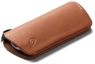 Bellroy Key Cover Plus – Third Edition (Leather Key Holder, Holds 4 – 8 Keys) - Caramel
