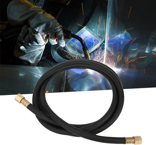 Inert Gas Hose Argon Hose Nitrogen Hose Compressed Air Hose Argon Pipe Inert Gas Hose Argon Co2 Nitrogen Compressed Air Hose Welding Union Nut 1 4 Inch2.0m (2m/6.6ft)
