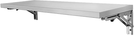 Tavolo A Muro Pieghevole, Tavolino Da Pranzo Pieghevole Da Parete, Acciaio Inossidabile Scomparsa Tavoli, Salvaspazio Scrivanie A Ribalta, Per Soggiorno, Cucina, Ufficio, Bar, Studio ( Size : 30x40cm/