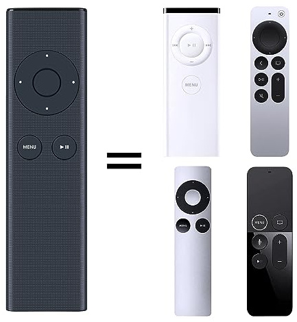 TCNOUMT Universal IR Fernbedienung MC377LL/A Ersatz für Apple TV 4K | Für Apple 2/3 TV Box Mac, MacBook, A1156 A1294 A1427 A1469 A1378 MD199LL/A MM4T2AM/A MC572LL/A
