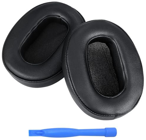 Ear Pads Replacement for Sony WH-XB900N/WH-CH710N/WH-CH720N/WH-RF400/MDR-RF895RK Headphones by MMOBIEL - Memory Foam and Protein PU Ear Pad Cushions - Noise Isolation Earpads Replacement – Black