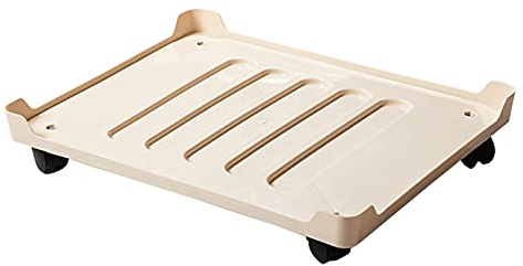 MYVVKIA Soporte para Plantas, jardineras de plástico con Ruedas, Paleta para Plantas, Carrito para macetas, Bandeja rodante, platillo para macetas móviles, Base para macetas