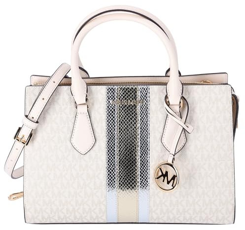 Michael Kors Sheila, Borsa a tracolla da donna di dimensioni medie, Oro chiaro