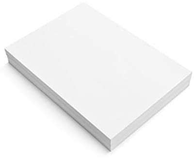 STOBOK 50stücke Doppelseitiges Fotopapier Hochglänzend Für Bildqualität Für Zuhause Und Büro Beidseitig Bedruckbar Weiß