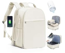 SZLX Sac à Dos Sous Vide Bagage à Main Pour Femmes, Sac à Dos Airbag Avec Système De Vide Pour Le Voyage, Ryanair Travel Ruscksack Taille Cabine Avec Pompe étanche Valise Sous Vide Pour Homme