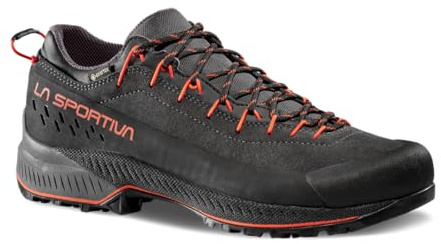 LA SPORTIVA TX4 Evo GTX – Scarpe da avvicinamento da uomo – Carbon/Cherry Tomato – 42