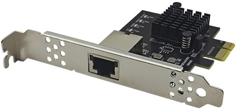 CAZSTYK Scheda di rete 10Gbps PCIE4.0 1X Gigabit Scheda di Rete 82574 Chip Card Porta RJ45 Adattatore Elettrico 10000Mbps per Adattatore di Rete PC Desktop