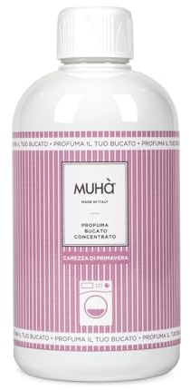 Wäscheparfüm Muhà 400 ml. Wäscheduft aus Kunststoff, Maße: phi 72 h 170. Gegenstand der Farbe Fuchsia und Duft: Frühlingsstr. Die Referenz ist bu25
