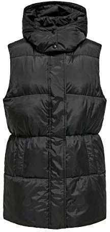 Only Chaleco de mujer 15220376, Negro (Black), L